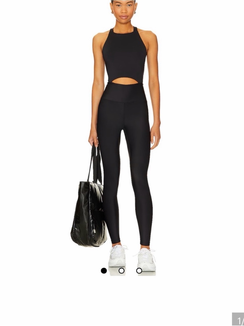 Year of Ours Cutout Jumpsuit - brown